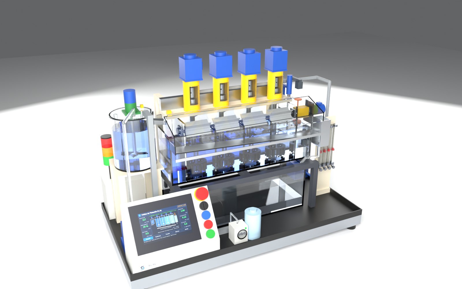 FL-01 · Banco de celdas de flotación — versión agua
